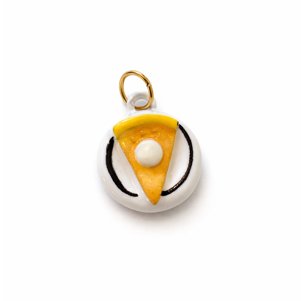 Pizza Slice Charm | Round Design | Charm Only